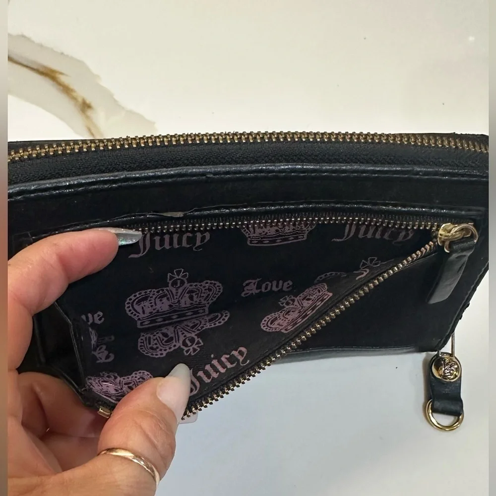Juicy Couture Scottie Y2K vintage velour zip wallet - Picture 10 of 15